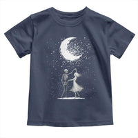 Skeleton Lover Dancing Under The Moon Dark Romantic Art Toddler T Shirt - Wonder Print Shop