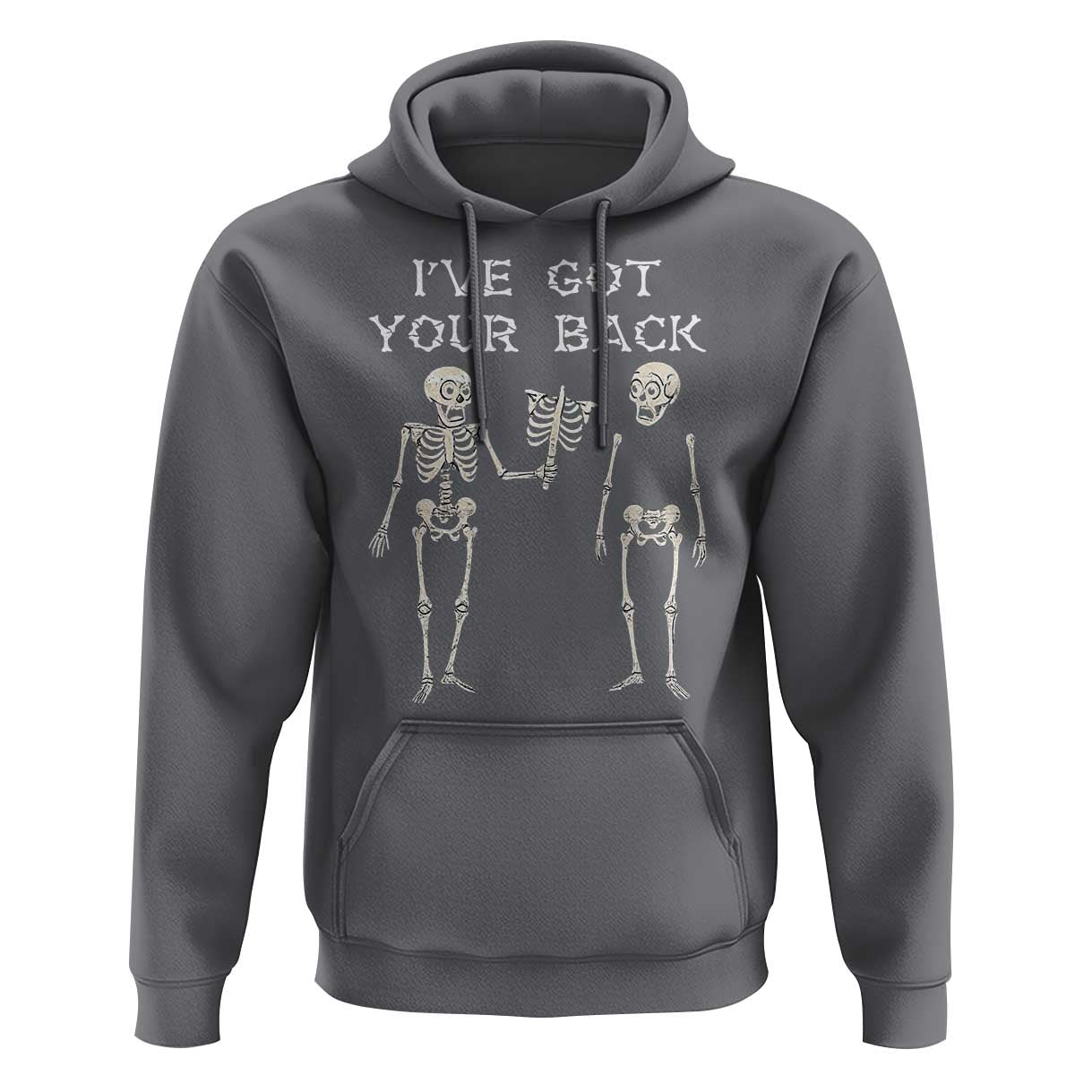 Funny Skeleton Hoodie I Have Got Your Back Bone Pun - Wonder Print Shop