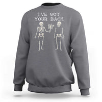 Funny Skeleton Sweatshirt I Have Got Your Back Bone Pun - Wonder Print Shop