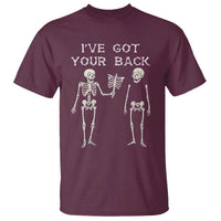 Funny Skeleton T Shirt I Have Got Your Back Bone Pun - Wonder Print Shop