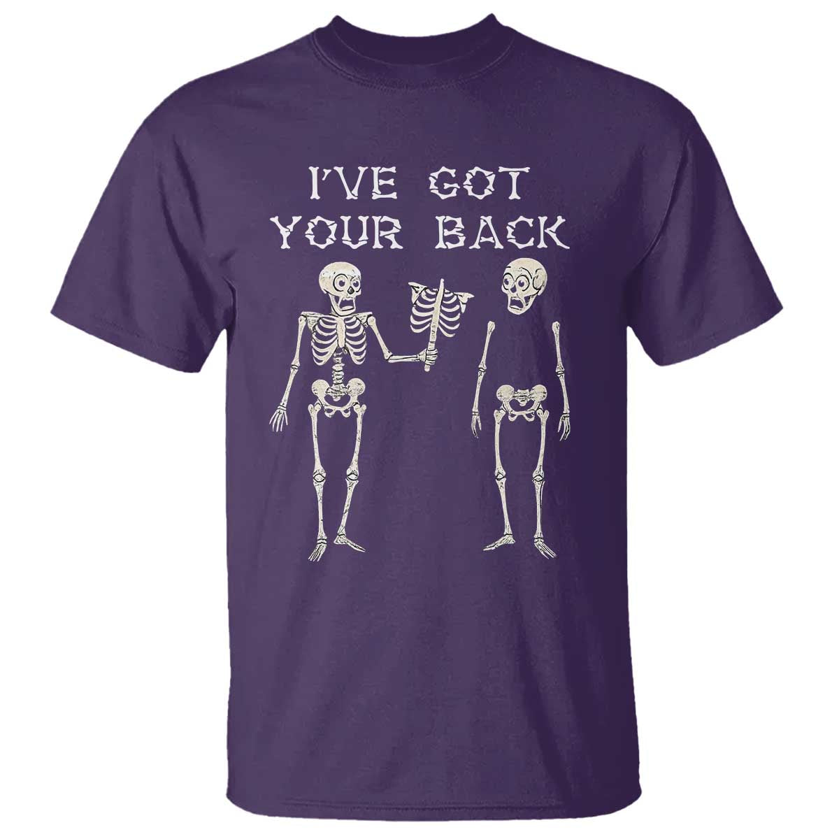 Funny Skeleton T Shirt I Have Got Your Back Bone Pun - Wonder Print Shop
