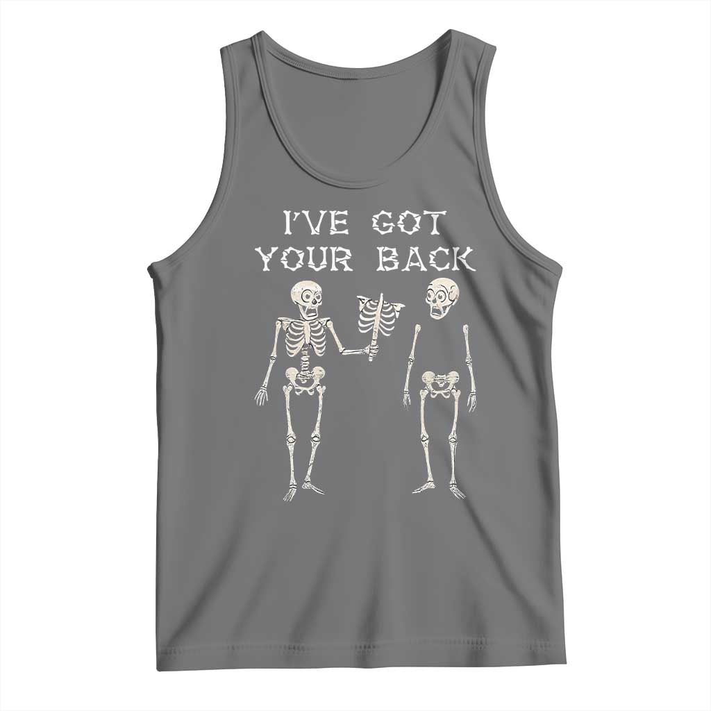 Funny Skeleton Tank Top I Have Got Your Back Bone Pun - Wonder Print Shop