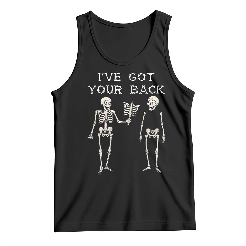 Funny Skeleton Tank Top I Have Got Your Back Bone Pun - Wonder Print Shop
