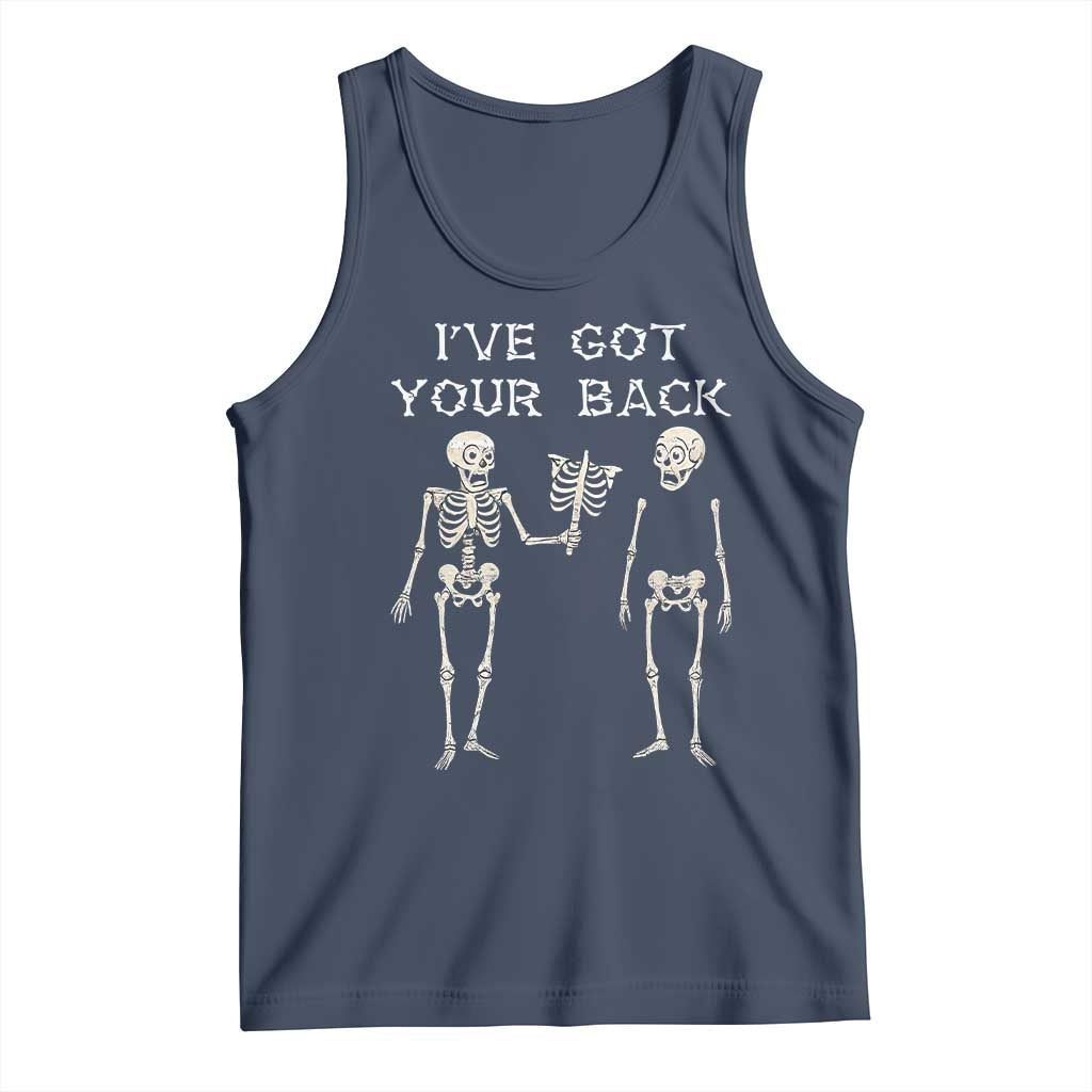 Funny Skeleton Tank Top I Have Got Your Back Bone Pun - Wonder Print Shop