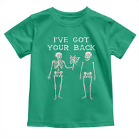 Funny Skeleton Toddler T Shirt I Have Got Your Back Bone Pun - Wonder Print Shop