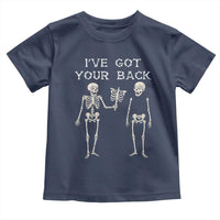 Funny Skeleton Toddler T Shirt I Have Got Your Back Bone Pun - Wonder Print Shop