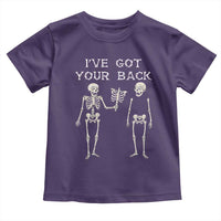 Funny Skeleton Toddler T Shirt I Have Got Your Back Bone Pun - Wonder Print Shop