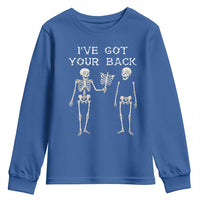Funny Skeleton Youth Sweatshirt I Have Got Your Back Bone Pun - Wonder Print Shop