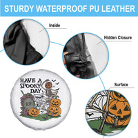 Funny Halloween Skeleton Spare Tire Cover Have A Spooky Day - Wonder Print Shop