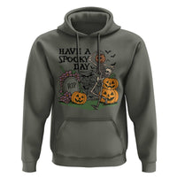 Funny Halloween Skeleton Hoodie Have A Spooky Day - Wonder Print Shop