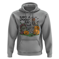 Funny Halloween Skeleton Hoodie Have A Spooky Day - Wonder Print Shop