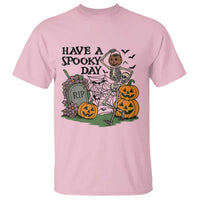 Funny Halloween Skeleton T Shirt Have A Spooky Day - Wonder Print Shop