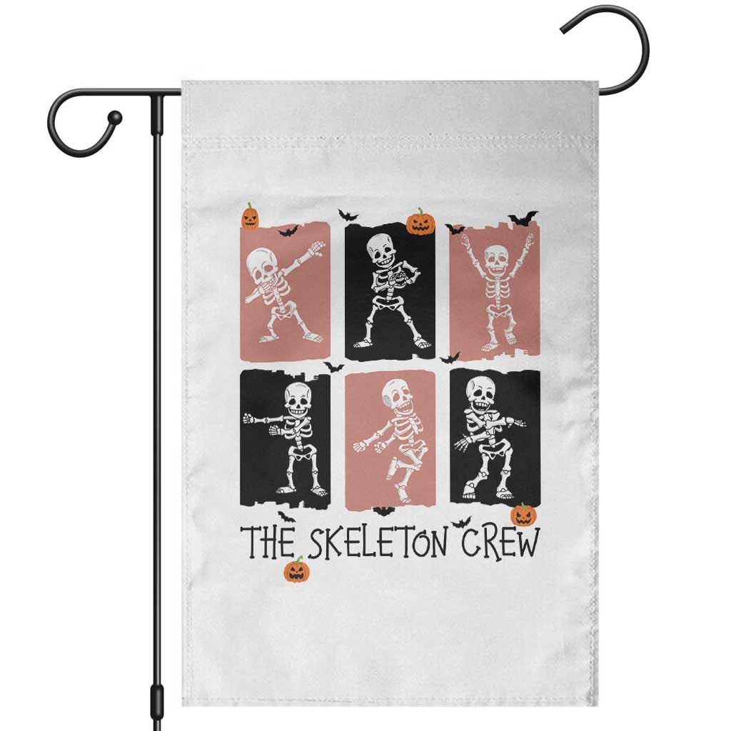 Funny The Skeleton Crew Garden Flag Dancing Skeletons Halloween For Boys Girl Kids - Wonder Print Shop
