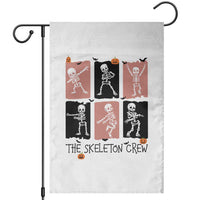 Funny The Skeleton Crew Garden Flag Dancing Skeletons Halloween For Boys Girl Kids - Wonder Print Shop