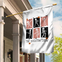 Funny The Skeleton Crew Garden Flag Dancing Skeletons Halloween For Boys Girl Kids - Wonder Print Shop