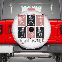 Funny The Skeleton Crew Spare Tire Cover Dancing Skeletons Halloween For Boys Girl Kids - Wonder Print Shop