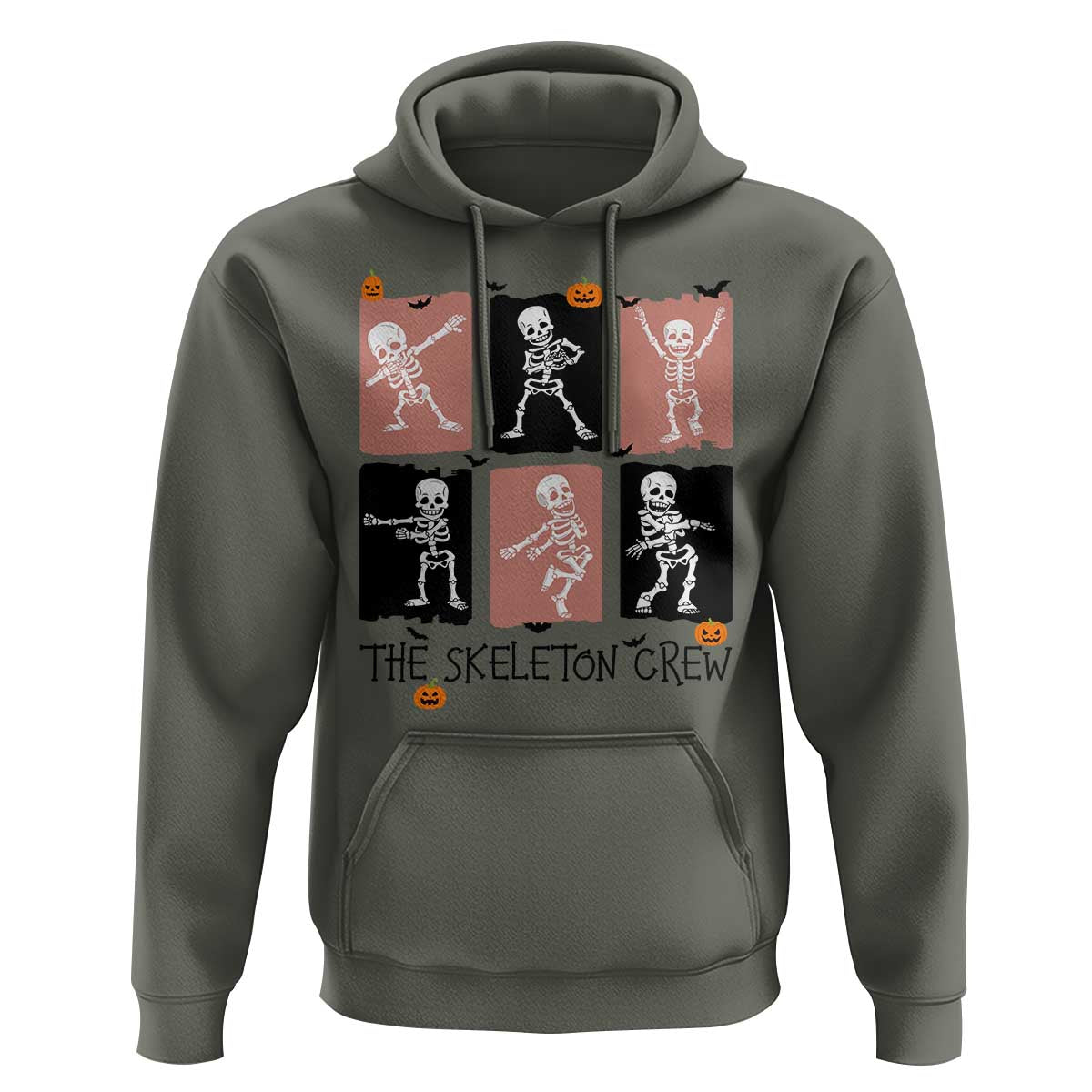 Funny The Skeleton Crew Hoodie Dancing Skeletons Halloween For Boys Girl Kids - Wonder Print Shop