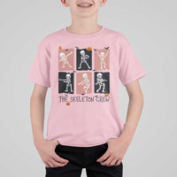 Funny The Skeleton Crew T Shirt For Kid Dancing Skeletons Halloween For Boys Girl Kids - Wonder Print Shop