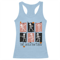 Funny The Skeleton Crew Racerback Tank Top Dancing Skeletons Halloween For Boys Girl Kids - Wonder Print Shop