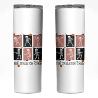 Funny The Skeleton Crew Skinny Tumbler Dancing Skeletons Halloween For Boys Girl Kids