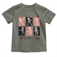 Funny The Skeleton Crew Toddler T Shirt Dancing Skeletons Halloween For Boys Girl Kids - Wonder Print Shop