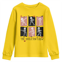 Funny The Skeleton Crew Youth Sweatshirt Dancing Skeletons Halloween For Boys Girl Kids - Wonder Print Shop