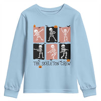 Funny The Skeleton Crew Youth Sweatshirt Dancing Skeletons Halloween For Boys Girl Kids - Wonder Print Shop
