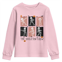 Funny The Skeleton Crew Youth Sweatshirt Dancing Skeletons Halloween For Boys Girl Kids - Wonder Print Shop