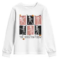 Funny The Skeleton Crew Youth Sweatshirt Dancing Skeletons Halloween For Boys Girl Kids - Wonder Print Shop
