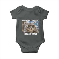 Sarcastic Comment Loading Please Wait Baby Onesie Funny Cat Meme Gift - Wonder Print Shop