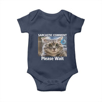 Sarcastic Comment Loading Please Wait Baby Onesie Funny Cat Meme Gift - Wonder Print Shop