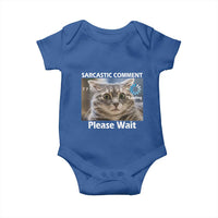 Sarcastic Comment Loading Please Wait Baby Onesie Funny Cat Meme Gift - Wonder Print Shop