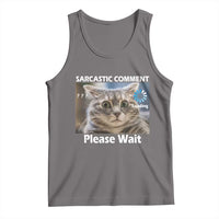 Sarcastic Comment Loading Please Wait Tank Top Funny Cat Meme Gift - Wonder Print Shop
