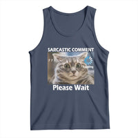 Sarcastic Comment Loading Please Wait Tank Top Funny Cat Meme Gift - Wonder Print Shop