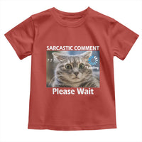 Sarcastic Comment Loading Please Wait Toddler T Shirt Funny Cat Meme Gift - Wonder Print Shop