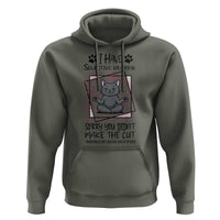 Funny Cat Hoodie I Have Selective Hearing - Wonder Print Shop