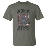 Funny Cat T Shirt I Have Selective Hearing - Wonder Print Shop
