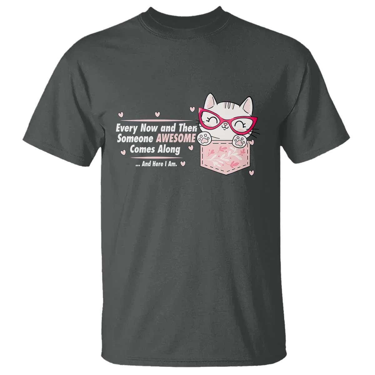 Funny Sarcastic T Shirt Every Now And Then Someone Awsome - Wonder Print Shop