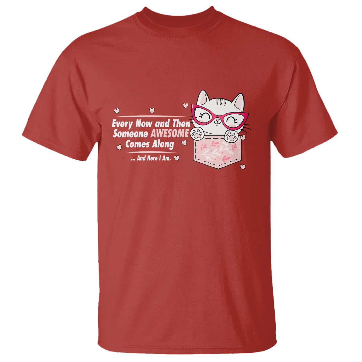 Funny Sarcastic T Shirt Every Now And Then Someone Awsome - Wonder Print Shop