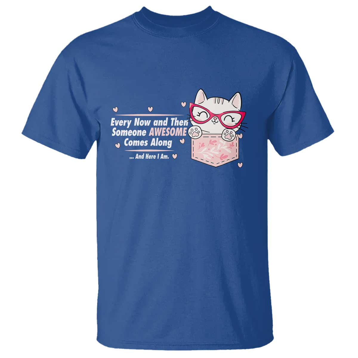 Funny Sarcastic T Shirt Every Now And Then Someone Awsome - Wonder Print Shop