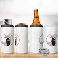 Funny Self Love Quote 4 in 1 Can Cooler Tumbler Once In A While Someone Amazing Here I Am Gift