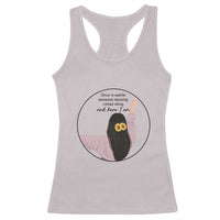 Funny Self Love Quote Racerback Tank Top Once In A While Someone Amazing Here I Am Gift - Wonder Print Shop