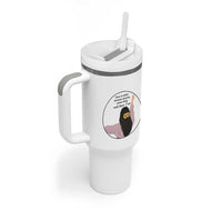 Funny Self Love Quote Tumbler With Handle Once In A While Someone Amazing Here I Am Gift