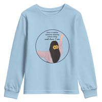 Funny Self Love Quote Youth Sweatshirt Once In A While Someone Amazing Here I Am Gift - Wonder Print Shop