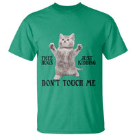 Free Hugs Do Not Touch Me T Shirt Funny Cat Meme - Wonder Print Shop