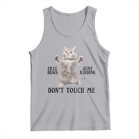 Free Hugs Do Not Touch Me Tank Top Funny Cat Meme - Wonder Print Shop