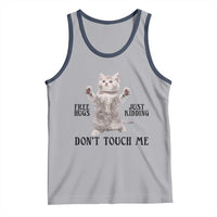 Free Hugs Do Not Touch Me Tank Top Funny Cat Meme - Wonder Print Shop