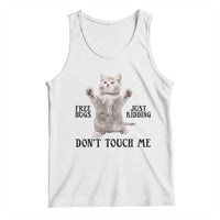 Free Hugs Do Not Touch Me Tank Top Funny Cat Meme - Wonder Print Shop