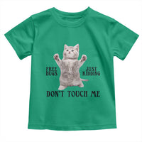 Free Hugs Do Not Touch Me Toddler T Shirt Funny Cat Meme - Wonder Print Shop