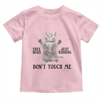 Free Hugs Do Not Touch Me Toddler T Shirt Funny Cat Meme - Wonder Print Shop